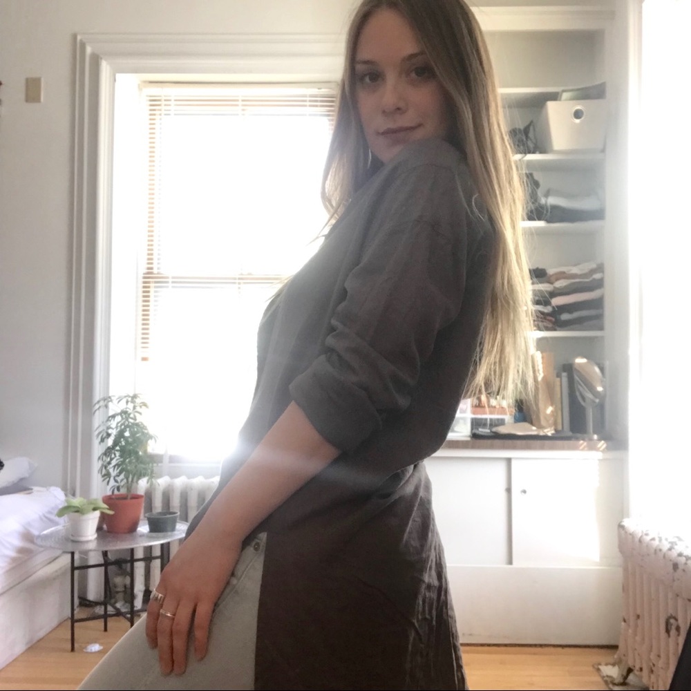 High-Low Button Down - Picture 2 of 3